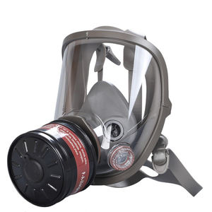 Masker setengah wajah karet keselamatan pribadi, masker pernapasan pelindung wajah cat debu - Product Image 5