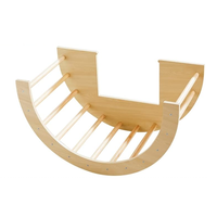 Vente en gros de meubles d'intérieur pour enfants pour salle de sport, arc d'escalade en bois, arc à bascule Montessori, arc d'escalade, table sensorielle