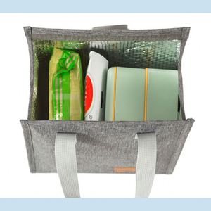 Sac isotherme réutilisable personnalisé avec logo, étanche, durable, pour le stockage des aliments, le déjeuner, le travail, les pique-niques, la plage et le camping - Product Image 5