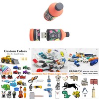 Flash Drive USB 3.0 Logam 2D Kustom untuk Pemasaran yang Dipersonalisasi