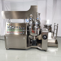 Machine d'émulsification sous vide haute performance avec élévateur hydraulique pour la fabrication de crèmes, lotions et gels pour le visage