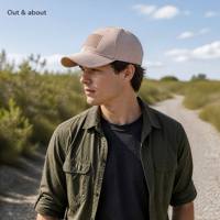 Casquette de baseball tactique vierge Ripstop Coyote Tan six panneaux avec fermeture auto-agrippante et visière incurvée – Vente en gros pour hommes et femmes, commande en gros