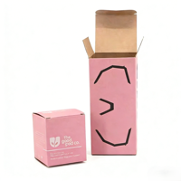 Boîte à thé avec pelliculage brillant, carton personnalisé à rabat pour l'emballage en gros de thé matcha, thé aux fleurs et café