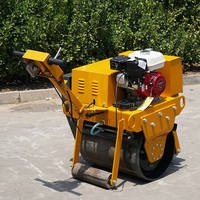 Compacteur routier mini à bas prix, machine de construction, compacteur routier manuel, machine à rouleaux compresseurs