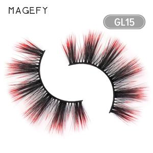 <span class=keywords><strong>Magefy</strong></span> OEM Fournisseur de cils sur mesure Cils de vison de fête 3D colorés et dramatiques - Product Image 6