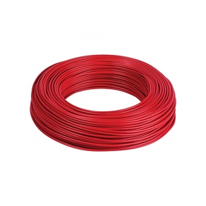 Câble électrique monoconducteur Fs17, conducteur en cuivre de 1,5 mm, couleur rouge, bobine de 100 m, isolé pour applications électriques - Product Image 2