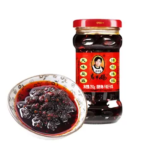 Factory wholesale Tao Hua bi Lao Gan Ma flavor chili with soy sauce 280g Lao Gan Ma Chili in black bean sauce
