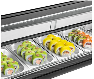 Thương mại Sushi hiển thị trường hợp máy làm lạnh mát tủ đông tủ lạnh nhà hàng Sushi hiển thị Showcase - Product Image 2