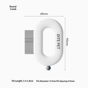 Peigne de toilettage pour animaux à poils longs, peigne à dents lâches pour chiens et chats, brosse démêlante à dents denses pour Golden Retriever et Border Collie - Product Image 5