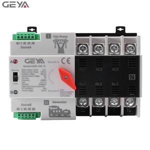 GEYA-controlador de interruptor de transferencia automática, W2R 16A, 20A, <span class=keywords><strong>25A</strong></span>, 32A, 40A, 50A, 63A,100A 50KA 8KV Din rail AC690V AC400V ATS - Product Image 2