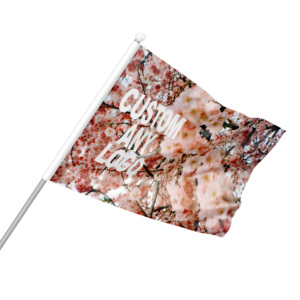 Wholesale 100D Polyester Durable Eco-Friendly Mini Hand <b>Flag</b> Custom Sublimation Printed Logo Pennant Style Option for Indoor - Product Image 1
