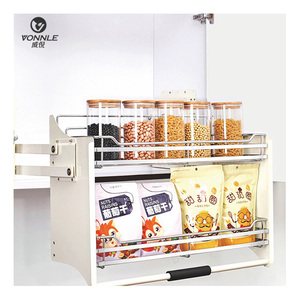 Popolare armadio in acciaio inossidabile elevatore a <span class=keywords><strong>scaffale</strong></span>, cestello Pull-down per ascensore da <span class=keywords><strong>cucina</strong></span> - Product Image 2