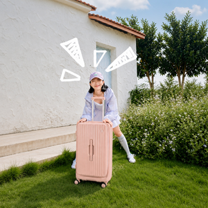 Valise allemande anti-explosion grande capacité extensible à ouverture latérale en PC robuste avec serrures TSA – Ensembles de bagages - Product Image 1