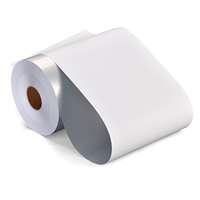 Étiquette adhésive cosmétique en PET argent mat imperméable et résistante à l'huile imprimable au laser pour Konica Acurrio 230 personnalisable