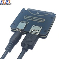 Tarjeta convertidora SFF-8482 SAS de 29 pines + cable de datos USB 3.0 + adaptador de fuente de alimentación CC de 12 V y 3 A para unidades de disco duro de 2,5 y 3,5 pulgadas