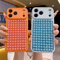 Nouvelles coques de téléphone portable en cristal et perles pour filles, design Dopa Mine, pour iPhone 18 Pro, 17 Air, 16 Plus, 15, 14, 12 Pro Max, protection anti-rayures