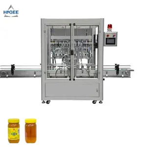 Honing Bottelen Machine Met Jam Vullen Capping Machine Met Glazen Fles Glazen Pot Crème Vulmachine