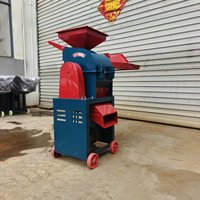 Nouvelle machine combinée de pulpage de paille et de broyage de maïs pour fourrage, ensilage et coupe de coques de riz