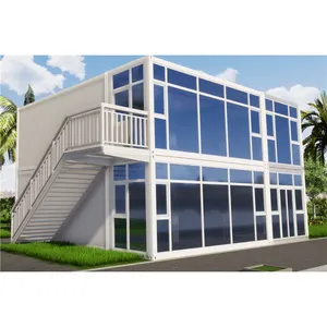 Cbmmart Luxo Moderno Casa Pré-fabricada Casa Modular Prefab Fácil De Montar 20ft 40ft Casa Recipiente