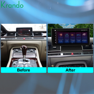 Navigation automobile 12,3'' pour Audi <span class=keywords><strong>A8</strong></span> S8 D3 D4 2003-2009 Lecteur multimédia Android Autoradio Unité principale GPS Stéréo CarPlay sans fil - Product Image 2
