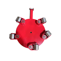 Carretilla de Plataforma con Ruedas de Acero Inoxidable de Alta Calidad JINGEER, Capacidad de Carga de 6-24t, Ruedas de Acero Aleado con Material de PU