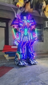 Animatronic modelo ropa <span class=keywords><strong>de</strong></span> rendimiento tamaño adulto Robot disfraz evento 2,7 M alto Cosplay disfraz realista Robot <span class=keywords><strong>trajes</strong></span> - Product Image 5