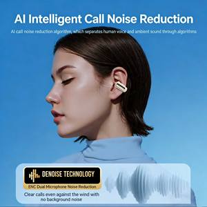 Auriculares inalámbricos LAXUN de clip abierto con Bluetooth 5.4, cancelación de ruido ENC, deportivos, con micrófono para correr y gimnasio. - Product Image 5