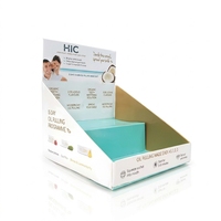 Présentoir de Comptoir Pliable Moderne en Carton pour Bouteilles de Vernis à Ongles, Chargeurs, Brillants à Lèvres, Cosmétiques, Parfums
