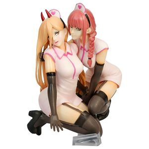 Figura de <span class=keywords><strong>Anime</strong></span> Japonés Chainsaw Man, Chica Sexy, Modelo de PVC Hecho a Mano, Juguete de Makima con Uniforme de Enfermera, Figura Unisex a Escala 1:18 - Product Image 1