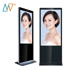 55 zoll Wifi Android Digital Signage Totem Interaktive Touch Screen Monitor Boden Stehen Kiosk