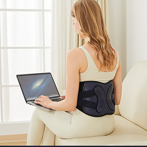 Faja Lumbar Ajustable Personalizada para Alivio del Dolor de Ciática, Cinturón de Soporte con Compresa Caliente y Masajeador - Product Image 5