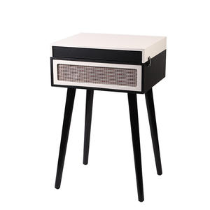 Reproductor de discos de vinilo con patas, maletín de madera de alta calidad para la mejor voz, <span class=keywords><strong>tocadiscos</strong></span> portátil - Product Image 3