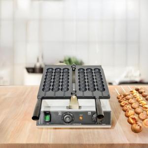 Meilleure vente commerciale électrique Taiyaki Machine à bulles antiadhésive boule ronde Snack brochette <span class=keywords><strong>gaufrier</strong></span> 220V pour les magasins de desserts - Product Image 1