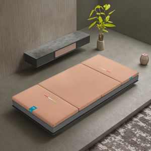 Matelas orthopédique moderne de 15cm d'épaisseur coussinets de refroidissement écologique brun foncé couverture pour chambre à coucher <span class=keywords><strong>appartement</strong></span> école hôpital pliable - Product Image 1