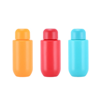 Flacon de lotion personnalisé de haute qualité, nouveau, 100 ml, flacon en plastique PET cylindrique pour cosmétiques pour enfants avec impression UV