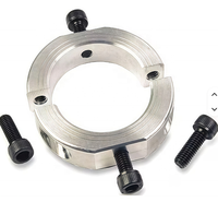 Colliers de fixation à vis réglable en oxyde noir, haute précision, pour montage d'arbre, usinage CNC direct usine, OEM