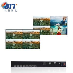 4K 2x1 2x2 4x4 tất cả các kỹ thuật số âm thanh chuyên nghiệp video chiếu sáng ma trận Switcher đa phương tiện hội trường hội nghị video tường bộ vi xử lý - Product Image 4