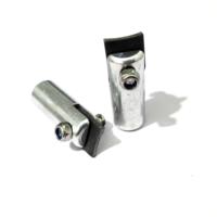 RealStar RS-C2 Connecteur de Corde en Aluminium Brut pour Aire de Jeux Extérieure, Embout de Soudure, 67mm, Capacité 5, Emballage Personnalisé