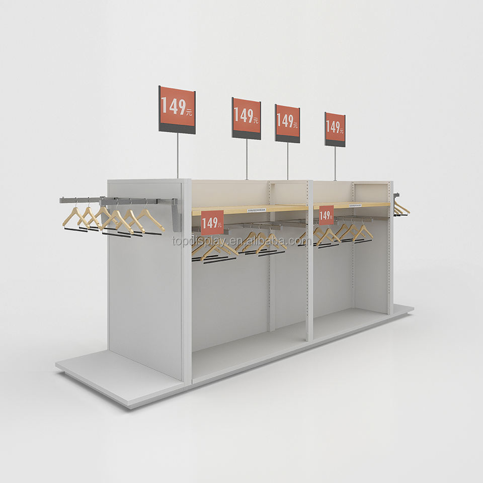 Custom Uniqlo Metal Clothes Display Stands Clothing Rack for Clothes ...