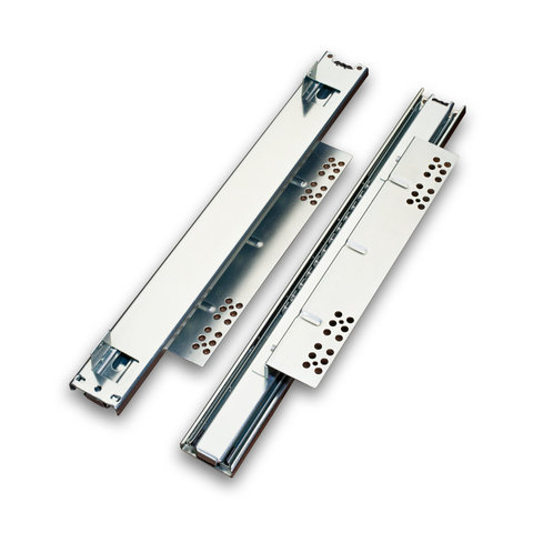 Heavy Duty 45mm 3-Section Industrial Cabinet Slide with Ball Bearings Modern Design for Kitchen Use