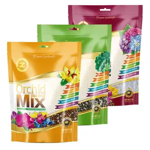 Organic Fertilizer Plastic Packaging Bag Zipper Pesticide Seeds Aluminum Foil Bag Agricultural Products Seed Packaging Bag