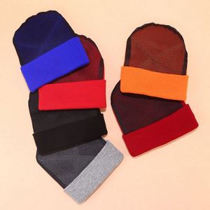 Gorro de Punto Jacquard para Hombre y Mujer, Estilo Hip-Hop, Resistente al Desgaste, Protección para la Cabeza, Otoño Invierno - Product Image 1