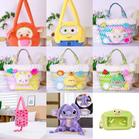 Sacs à dos en peluche douce en gros, formes variées (Licorne, Dinosaure, Requin) pour parcs d'attractions et boutiques de cadeaux, faible MOQ