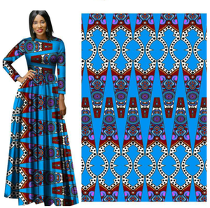 Telas au Prix d'Usine Tissu Imprimé à la Cire 100% Coton Tissu Ankara pour Vêtements Africains Tenues Américaines Robe de Chef de Soirée Fufu - Product Image 6
