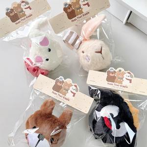 Serie di Palline Rimbalzanti Squeaky in TPR, Giocattoli per Cani a Forma di Cartone Animato, Peluche di Cane, Coniglio, Elefante, Orso - Product Image 3