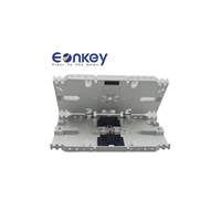 12F/24F nampan Splice serat ABS dapat ditumpuk-Universal cocok untuk panel Patch & ODFs (plastik putih, kepadatan tinggi)