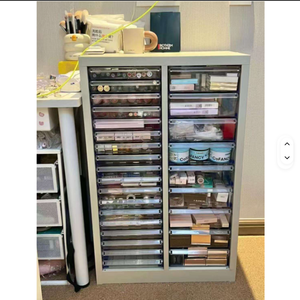 Beauty Salon Nail Shop Drawer <b>Storage</b> <b>Cabinet</b> Color Nail Polish <b>Cabinet</b> Display Shelf for Nail Salon in Cheap Price - Product Image 5