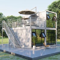 Offre spéciale Conteneur modulaire préfabriqué Maison Restaurant Conception préfabriquée avec matériau en acier Fournisseur doré
