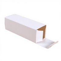 Boîte en carton blanc recyclable personnalisée avec impression mate, estampage à chaud quadricolore et UV pour emballage cadeau rigide de luxe, bougies, photos