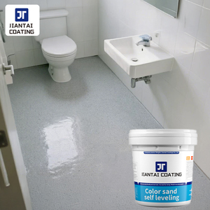 JIANTAI Colored Sand Self-Leveling Floor <b>Coating</b> for Rest Room-Waterproof Sun Protection Solvent-Free Liquid for <b>Paint</b> - Product Image 1